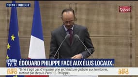 Édouard Philippe ne veut pas "imposer une architecture globale aux territoires, surtout pas depuis Paris"