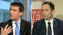 Manuel Valls et Benoît Hamon mardi sur BFMTV.