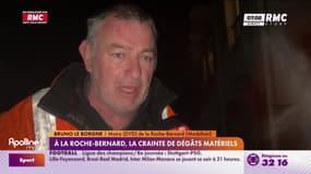 Inondations en Bretagne: l'inquiétude du maire de la Roche-Bernard