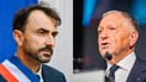 Le maire de Lyon, Grégory Doucet, et Jean-Michel Aulas, candidat aux élections municipales de 2026.