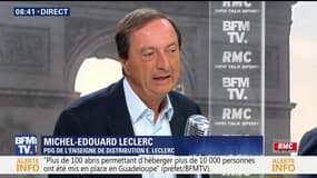 Michel-Edouard Leclerc face à Jean-Jacques Bourdin en direct