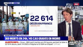 Coronavirus: 369 personnes sont mortes en 24 heures en France, portant lr bilan total à 22.614 décès