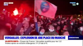 Coupe de France: la joie des Versaillais après la qualification de leur équipe pour les demi-finales