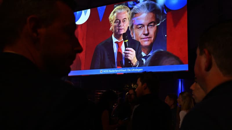 Le chef du parti néerlandais d'extrême droite PVV de Geert Wilders, le 22 novembre 2023.