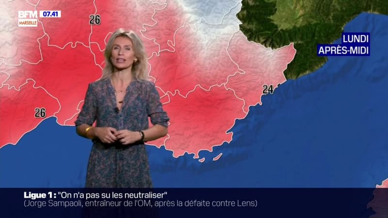 Météo Côte d'Azur: un lundi ensoleillé, les températures comprises entre 24 et 26 °C