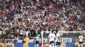 Les supporteurs anglais lors d'Angleterre-Pays-Bas (2-1, Euro), le 10 juillet 2024