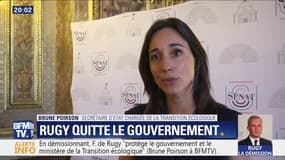 Brune Poirson: "En démissionnant, François de Rugy protège le gouvernement et le ministère de la Transition écologique"