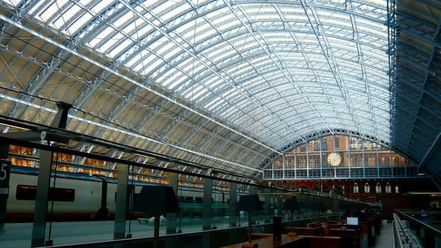 La gare londonienne de St Pancras.