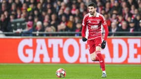 Pierre LEES-MELOU lors de Brest-Real Madrid le 29/01/2025, en Ligue des champions