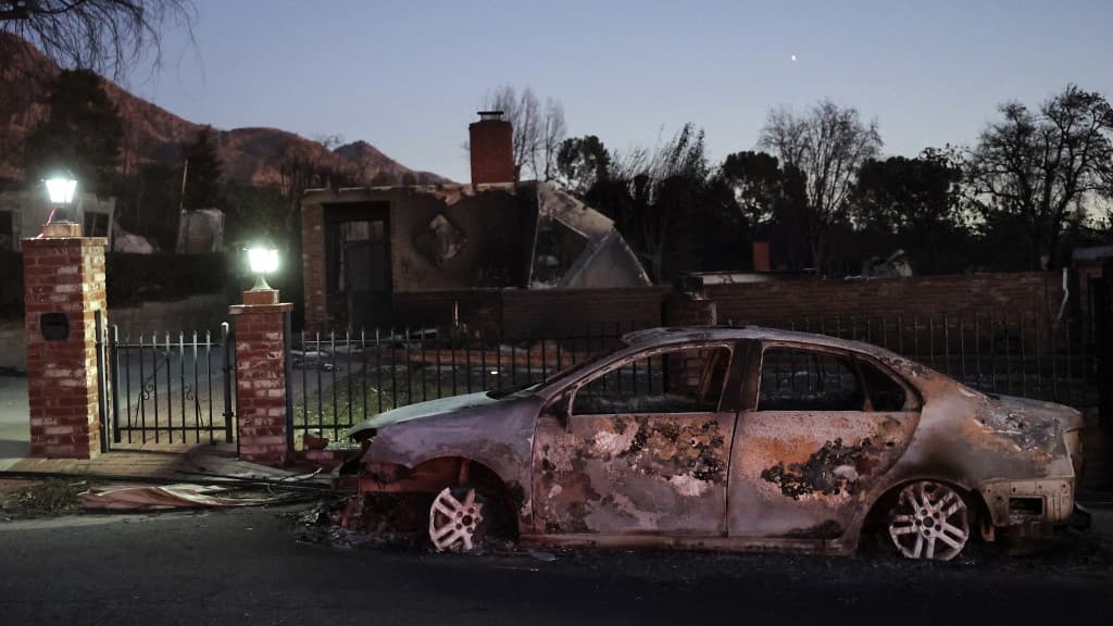 Les conséquences des incendies qui touchent Los Angeles, le 14 janvier 2025
