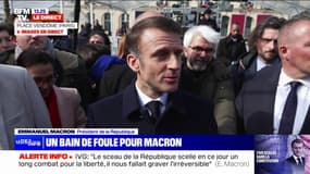 Emmanuel Macron: "On ne va pas faire la reconquête démographique en retirant des droits aux femmes"