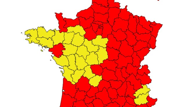 La carte du risque d'allergie aux pollens, le 21 février 2023 