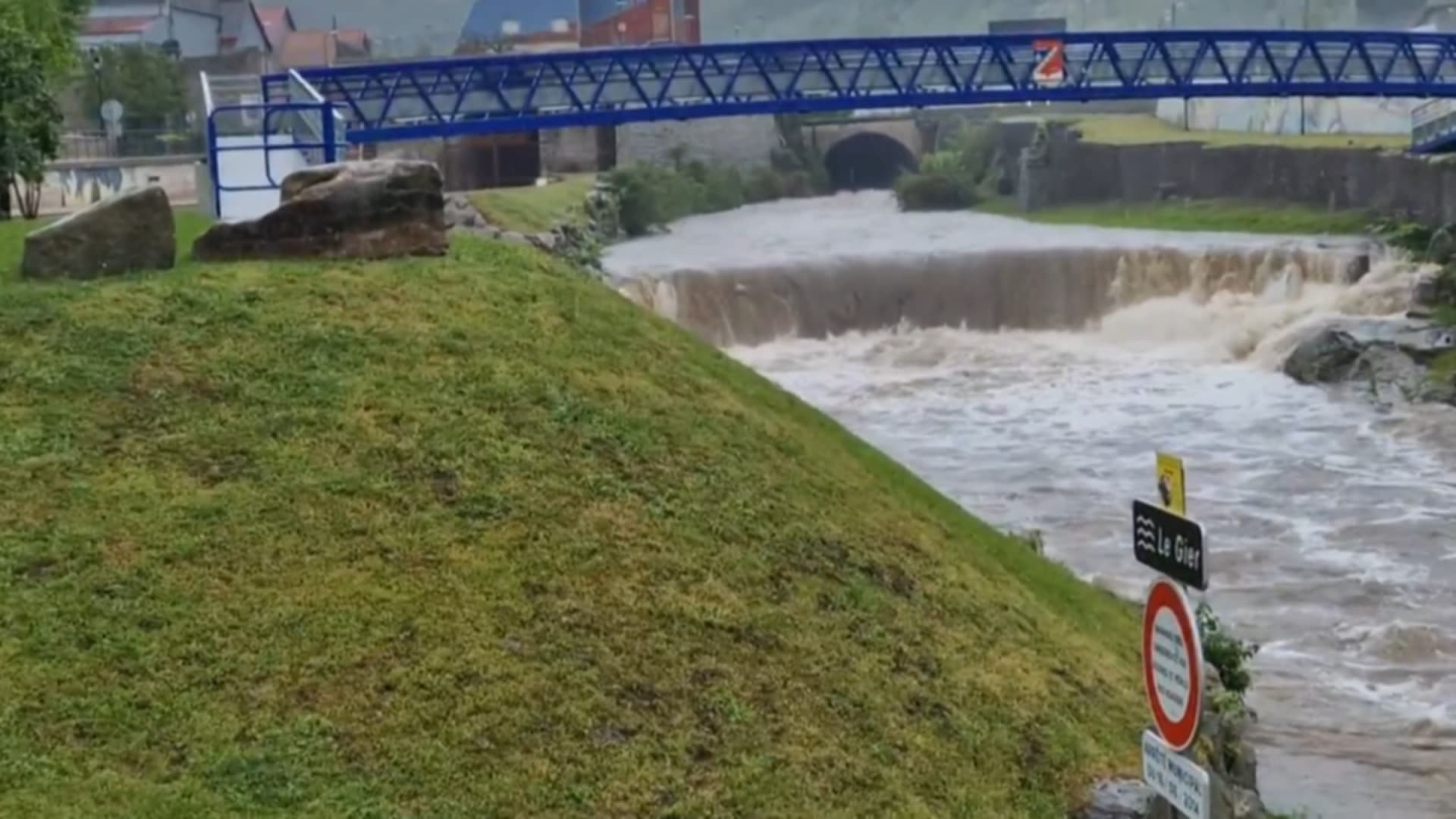Le Gier à Lorette, dans le Rhône, le 29 avril 2024. 