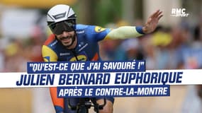 Tour de France : "Qu'est-ce que j'ai savouré !", Julien Bernard euphorique après le passage du contre-la-montre chez lui