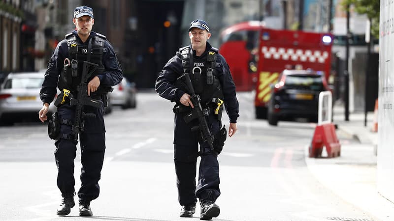 Une patrouille de police à Londres le 4 juin 2017. (ILLUSTRATION)