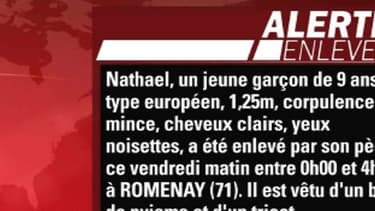 Nathael a été retrouvé samedi matin en bonne santé