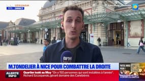 Nice: Marine Tondelier en déplacement pour combattre la droite