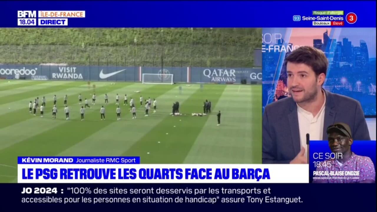 Ligue des champions: le PSG retrouve les quarts face au Barça