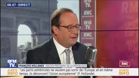François Hollande estime qu'Emmanuel Macron a pris des "décisions malencontreuses" sur le plan social