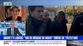 "J'ai une rage énorme, on se moque de nous et des quarante victimes": la sidération de la mère de Trystan, mort dans l'incendie de Crans-Montana, après la libération de Jacques Moretti