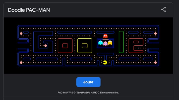 Le Doogle Pac-Man à jouer Le Doogle Pac-Man à jouer