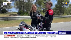 "L'été chez nous": Mr Nogues, un prince azuréen de la moto freestyle