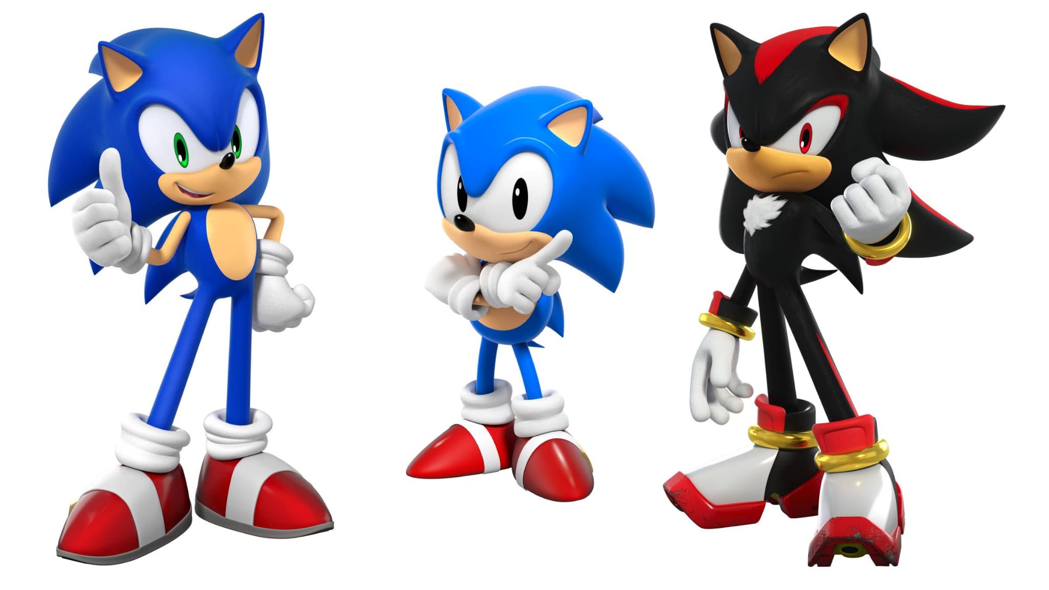 Dans Sonic x Shadow Generations, on trouve les deux versions de Sonic (post-1998 et classique) et Shadow Dans Sonic x Shadow Generations, on trouve les deux versions de Sonic (post-1998 et classique) et Shadow