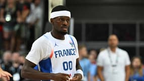 Sylvain Francisco lors du match France-Slovénie à l'EuroBasket - le 30/08/2025