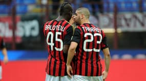 Mario Balotelli et Adel Taarabt
