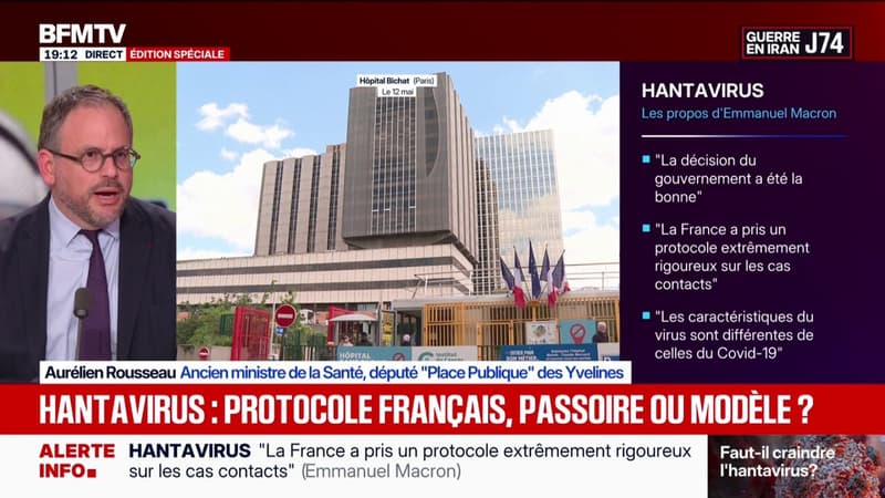 Hantavirus: Aurélien Rousseau, ancien ministre de la Santé, estime que certaines déclarations du gouvernement sont dites "trop tôt"