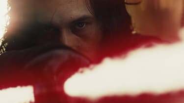 Adam Driver dans "Star Wars: Les derniers Jedi".