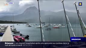 Serre-Ponçon: le niveau du lac particulièrement élevé cette année 