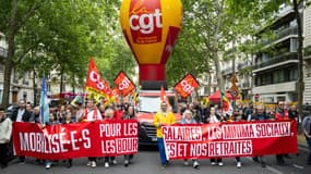 Manifestation contre la réforme des retraites à Paris, le 5 juin 2025
