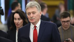 Le porte-parole du Kremlin, Dmitri Peskov, assiste à la conférence de presse conjointe des présidents de la Russie et du Tadjikistan à l'issue de leur rencontre au Kremlin, à Moscou (Russie), le 17 mars 2025. (Photo d'illustration)