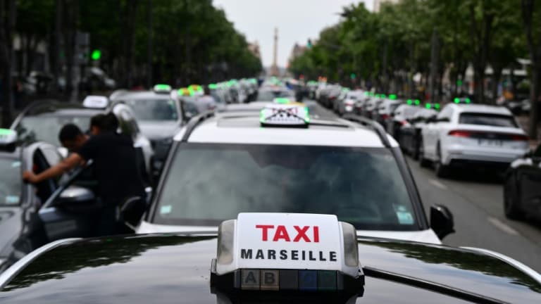 Marseille: les taxis poursuivent leur mobilisation ce lundi, des perturbations prévues dès 7h30
