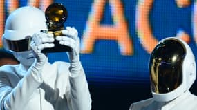 Les Daft Punk victorieux aux Grammy Awards 2014.