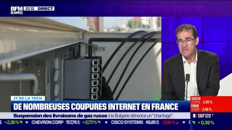 Fibre optique: de nombreuses coupures Internet en France