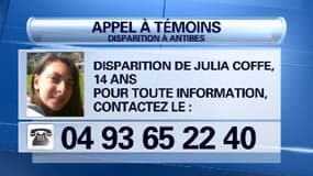 Les gendarmes de Valbonne ont lancé samedi un appel à témoin après la "disparition inquiétante" d'une ado.