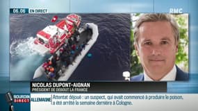 Crise migratoire: "Le système de l'Union Européenne ne marche pas", selon Nicolas Dupont-Aignan