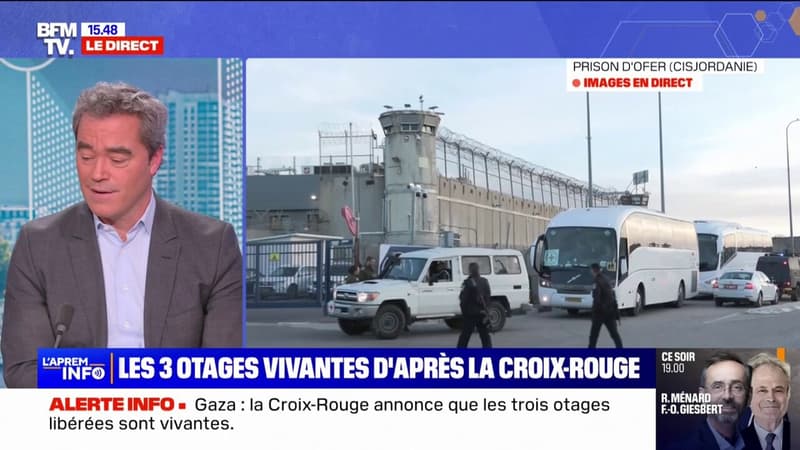 Trêve à Gaza: des bus prêts à quitter la prison d'Ofer en Cisjordanie