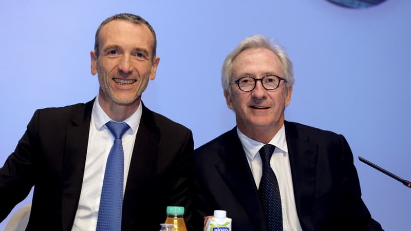 Emmanuel Faber succède à Franck Riboud à la présidence du géant alimentaire.