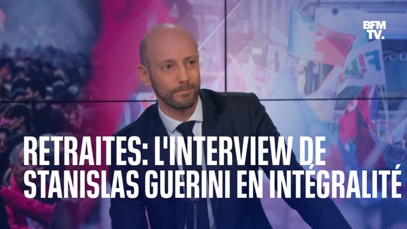Retraites: l’interview de Stanislas Guerini sur BFMTV en intégralité