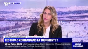 Maltraitances dans les Ehpad: l'avocate Sarah Saldmann va lancer une autre "action collective" contre le groupe Korian