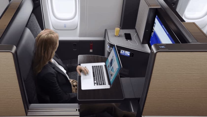 La cabine affaires d'All Nippon Airways La cabine affaires d'All Nippon Airways