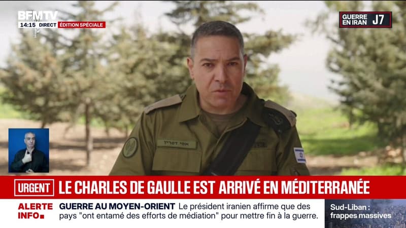 Effie Defrin, porte-parole de l'armée israélienne: "Nous continuons à attaquer les infrastructures et les capacités du régime"