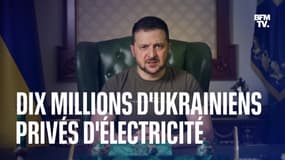 Selon Zelensky, plus de 10 millions d'Ukrainiens sont privés d'électricité