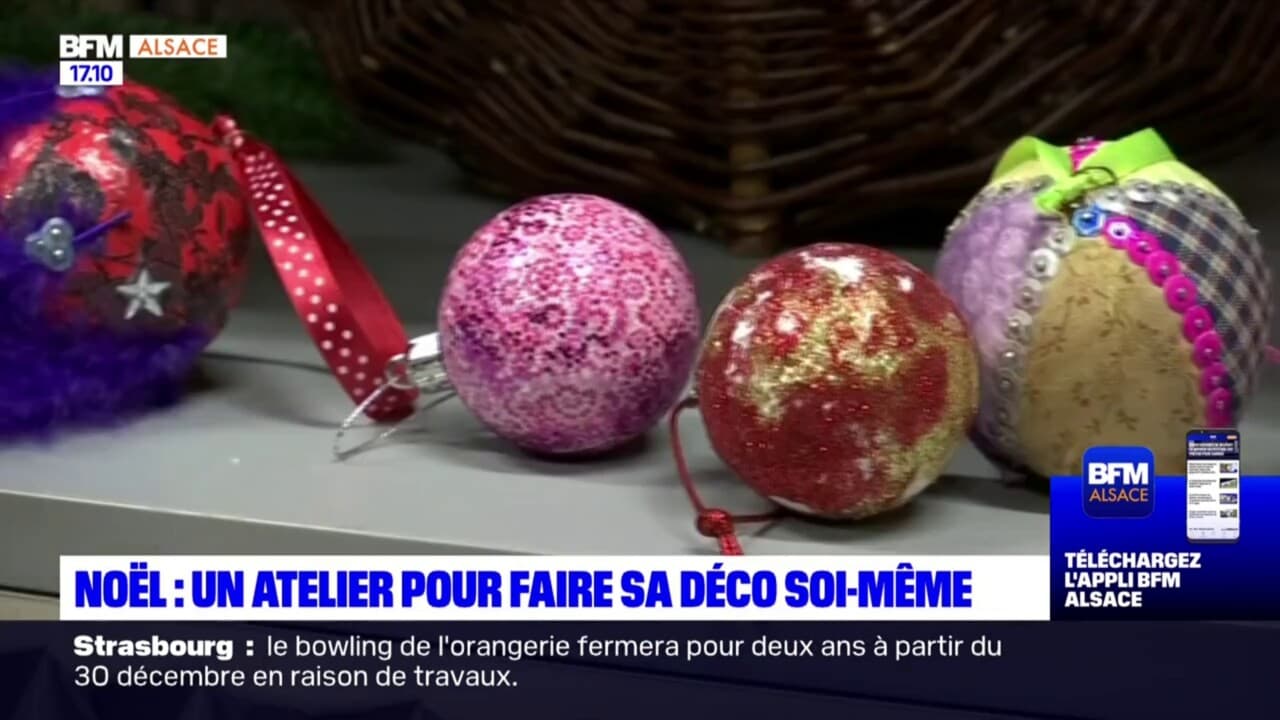 Noël un atelier pour faire sa décoration soimême