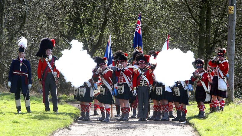 L'armée du duc de Wellington a défait les troupes impériales de Napoléon.