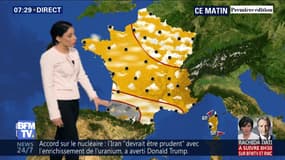 La météo pour ce lundi 8 juillet 2019