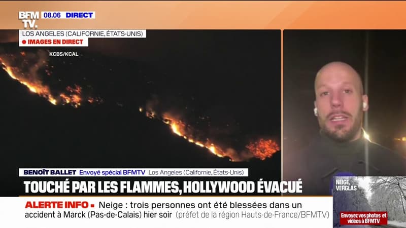 Incendie à Hollywood: 7.500 pompiers mobilisés